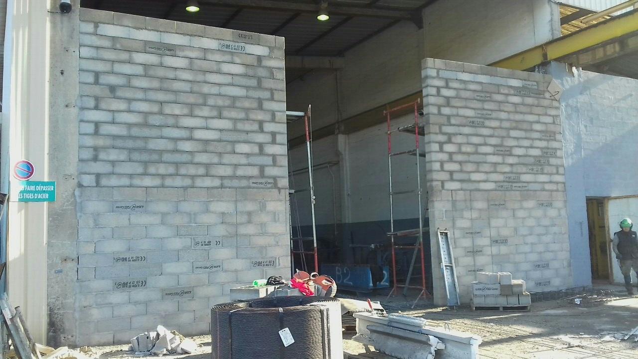 CONSTRUCTION HANGAR GROS OEUVRE