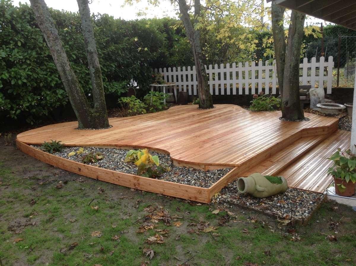 Terrasse bois - Eaux, Arbres, Etc. à Saint-Martin-d'Uriage (38)