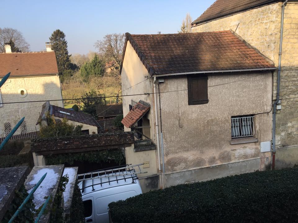 Rénovation de façade en pierre de taille (Eragny )