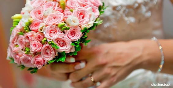 Bouquet de mariée sur-mesure à partir de fleurs naturelles