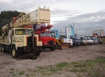 furos e captação de água