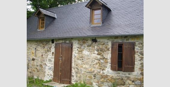 Vieilles boiseries lasurées