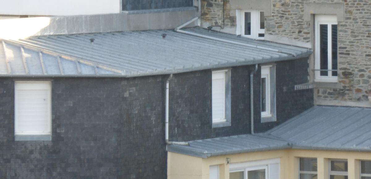 Terrasse en zinc Granville 50 Texier Nouvel