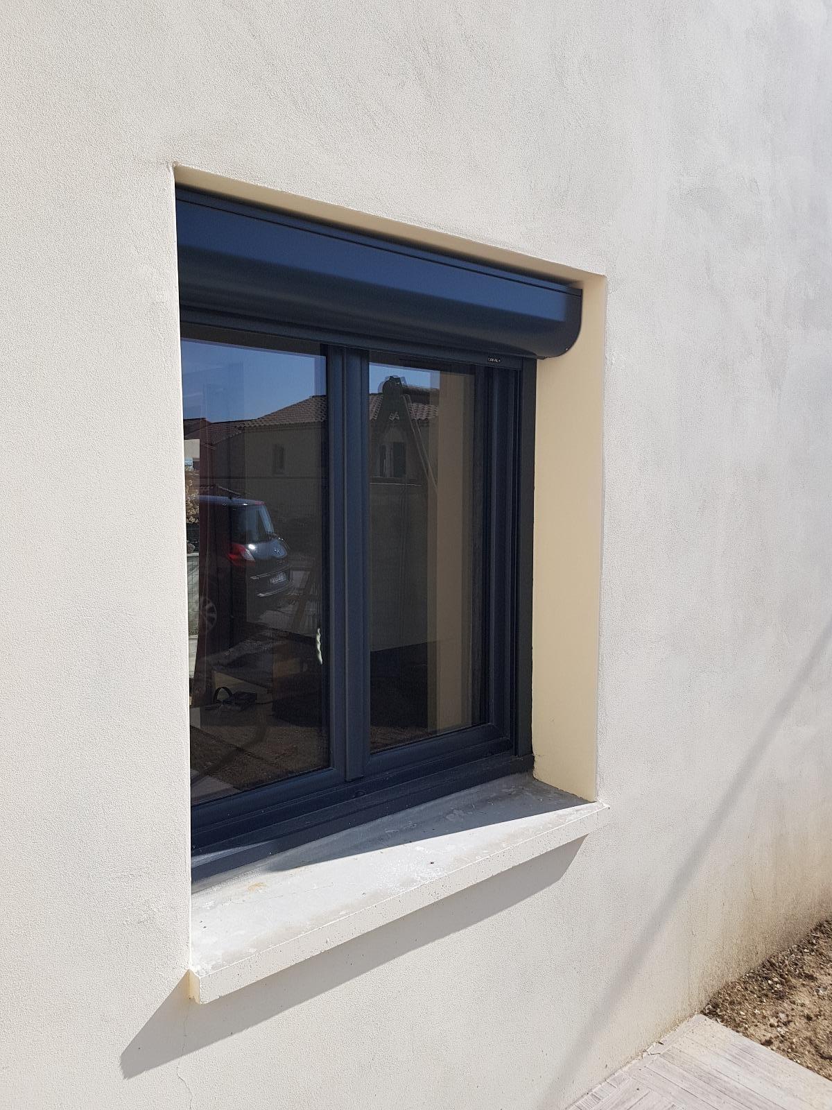 Fenêtre PVC CASTES et volet roulant LAKAL