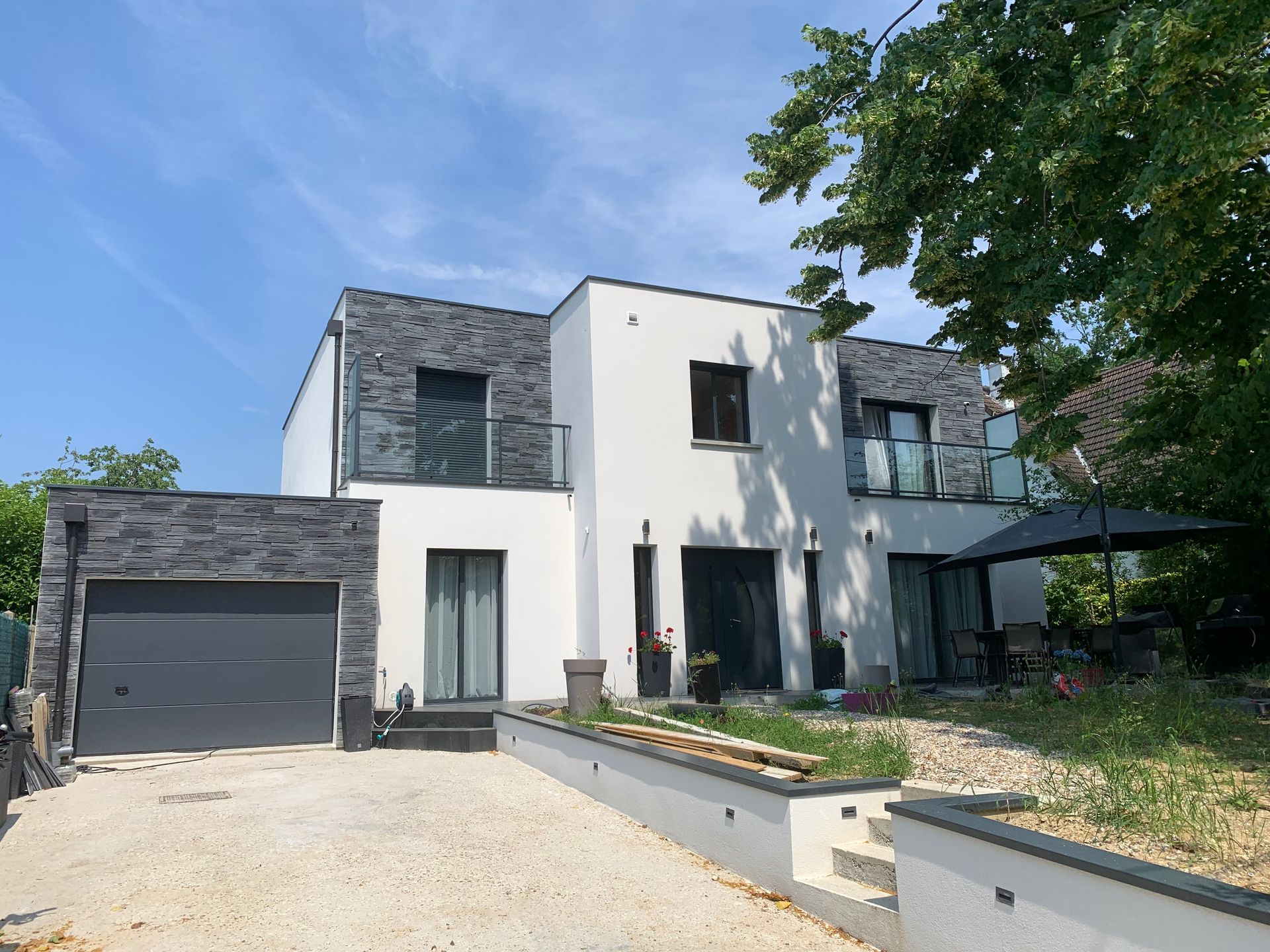 Maison neuve sur plan