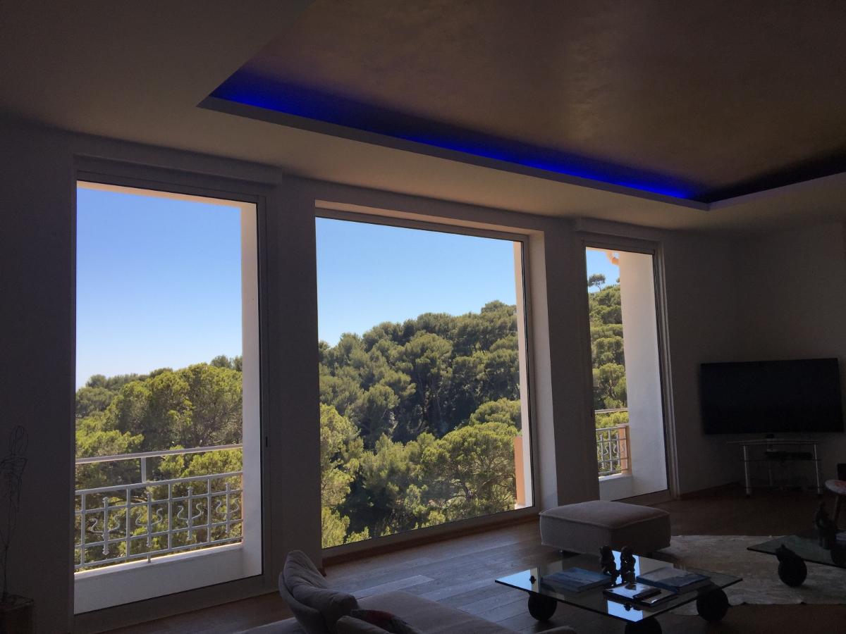 Salon avec vue panoramique