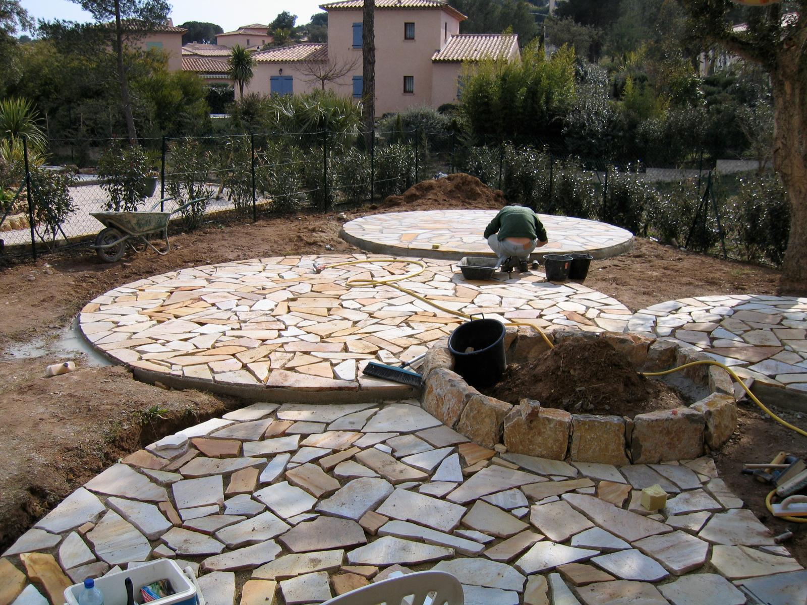 Dallages et bordures en pierres