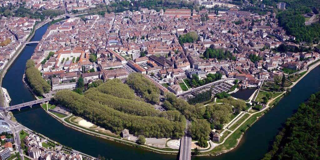 Besançon (vue aérienne)