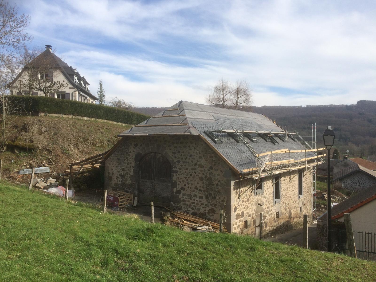 Refection toiture en ardoises