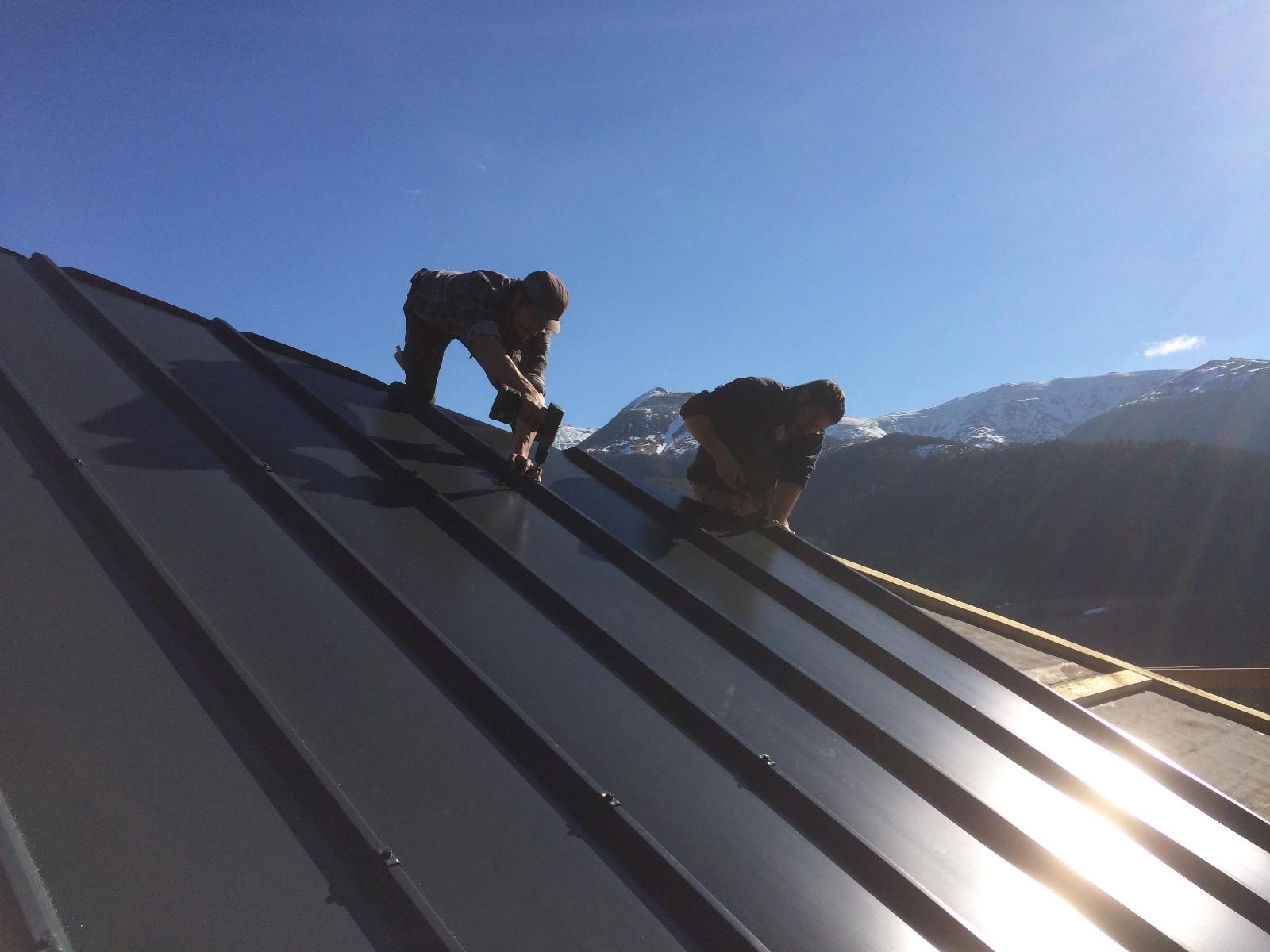 toiture en bac acier