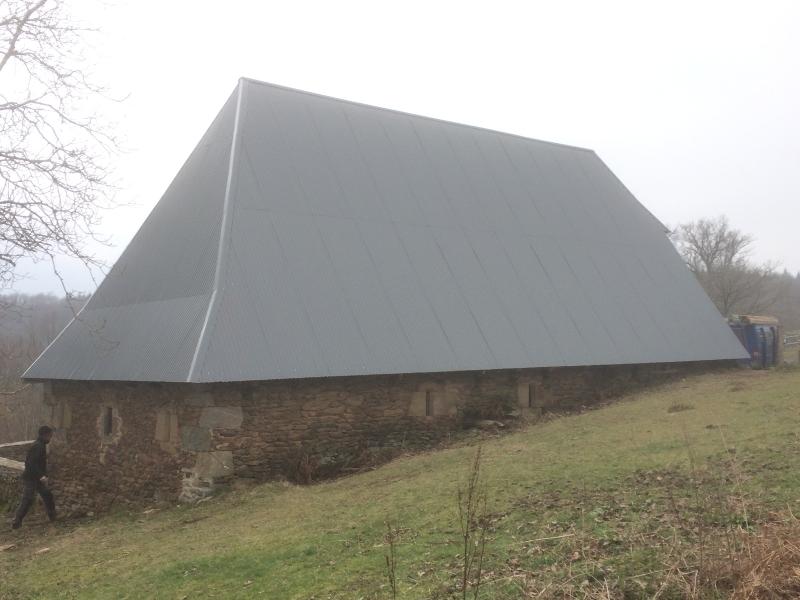 refection toiture grange en toles