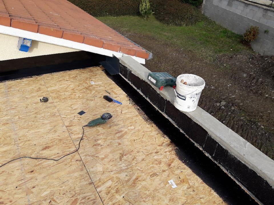 Etanchéité sur toit terrasse