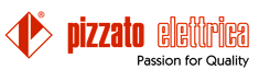 Un logotipo para Pizzato Elettrica Pasión por la calidad