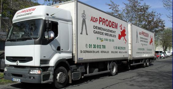 ADP Prodem - Déménagements camions équipés à Saint-Ouen-l'Aumône
