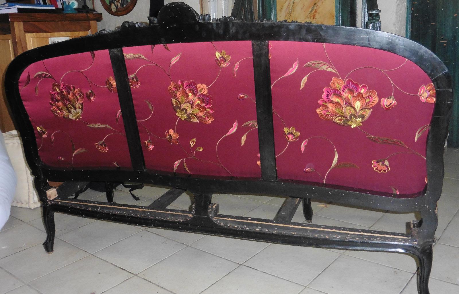 CANAPÉ NAPOLÉON III - Tissu 