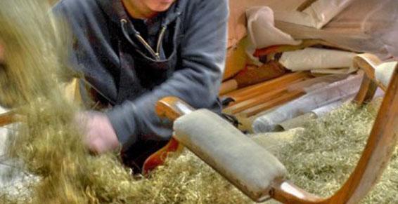 L'Atelier à Figeac - Tapissiers-décorateurs - réfection d'un fauteuil