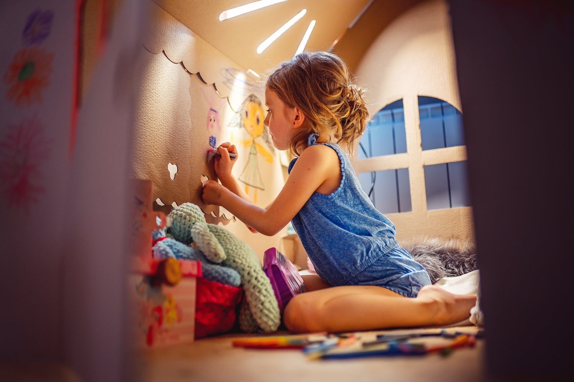 Rosewood Papageien Spielzeug Mit Doppelringen - Naturbaumwolle Für Vögel