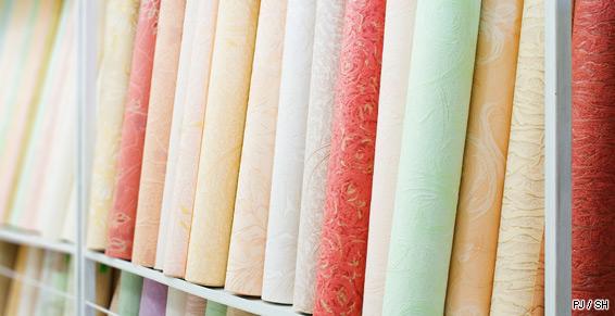 Un grand choix de rouleaux pour choisir votre papier peint
