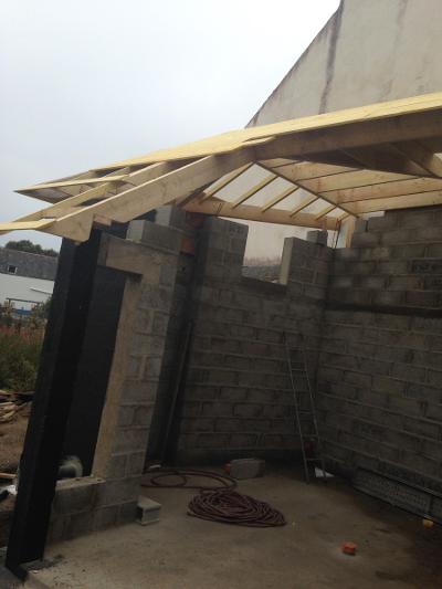 Charpente sur construction neuve