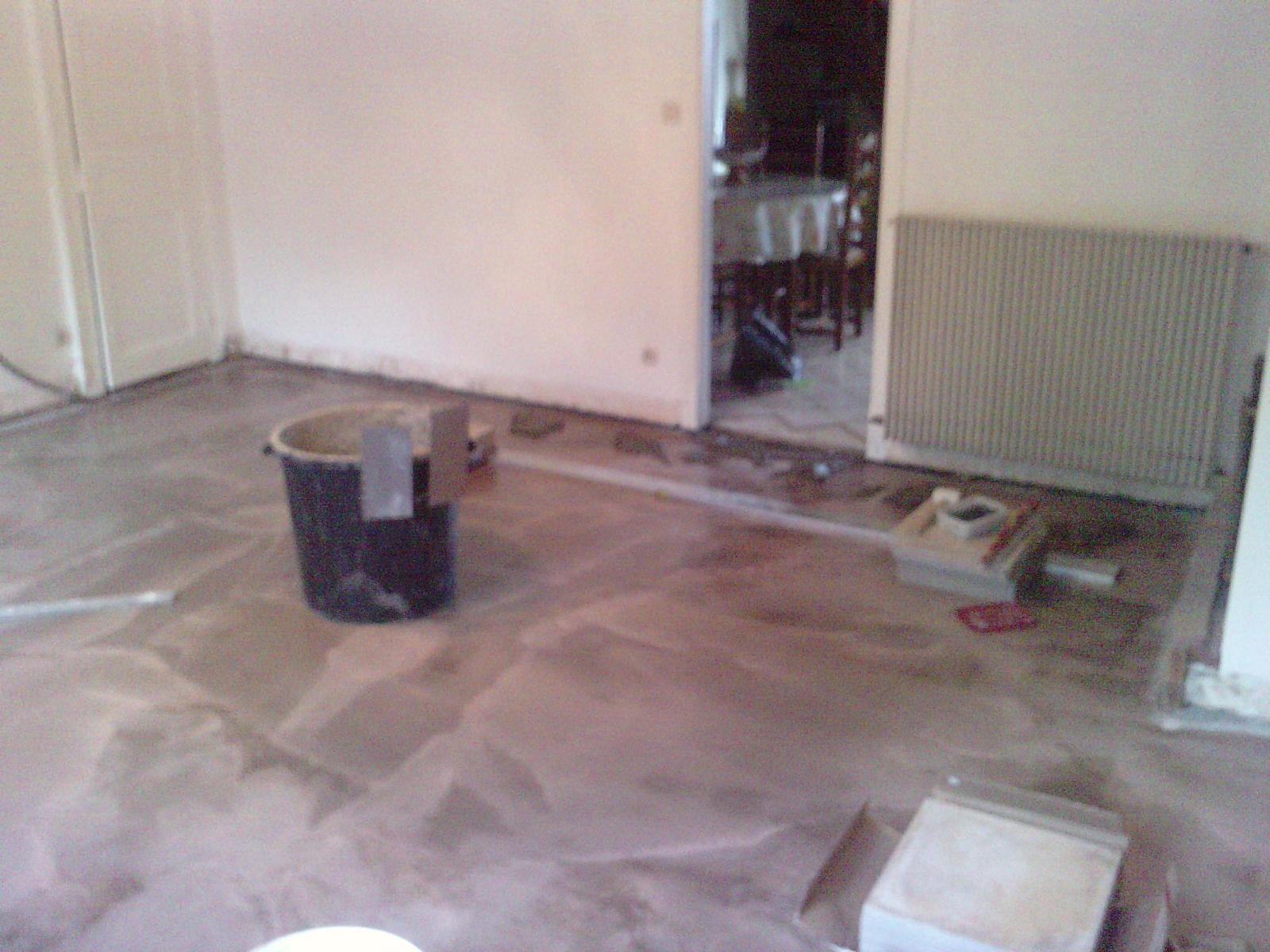 Pose revêtement de sol