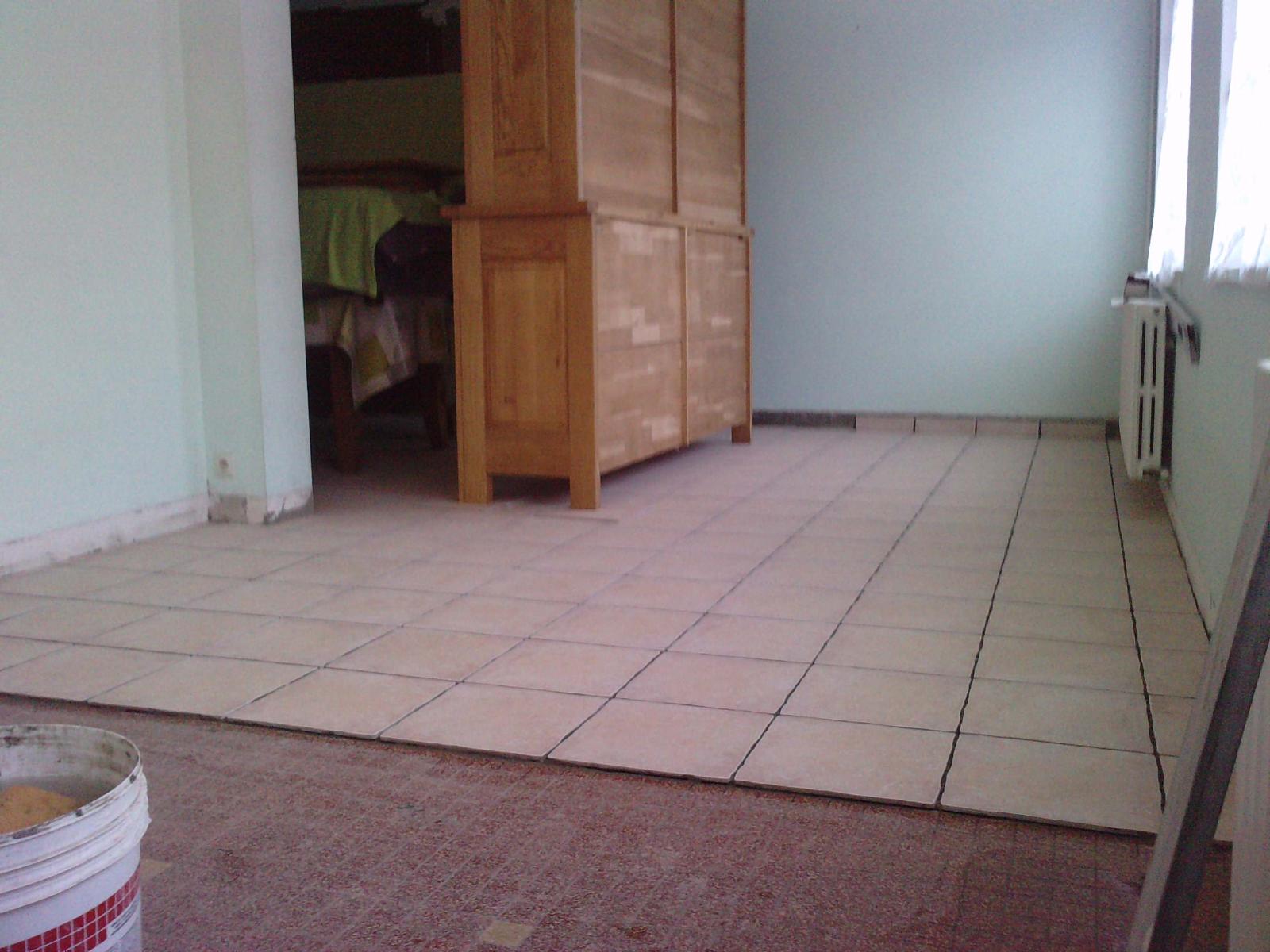 Pose revêtement de sol