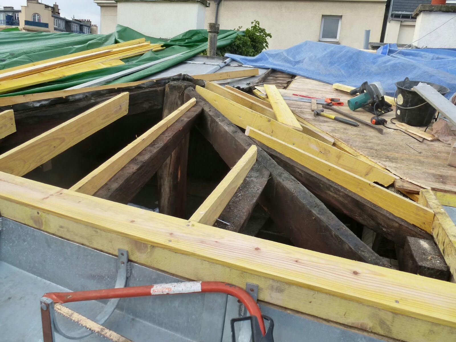 Extension de charpentes à Courbevoie