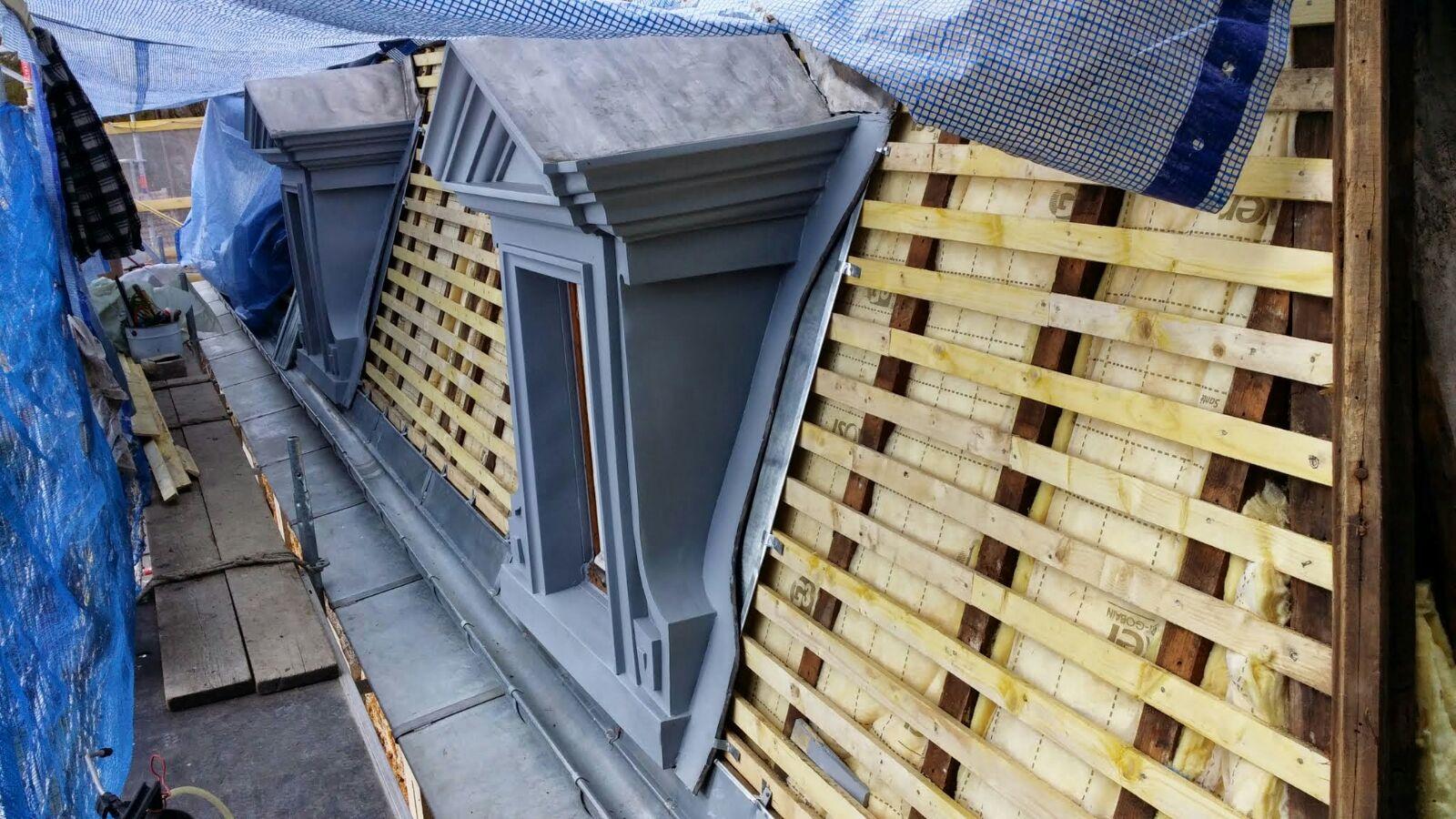 Pose de charpentes traditionnelles en bois - DML Couverture