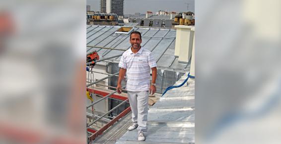 Habillage de pignons sur Paris