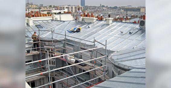 Réfection de toitures - Couverture sur Paris
