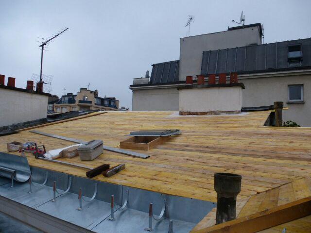 Réalisation de sous-toitures à Paris