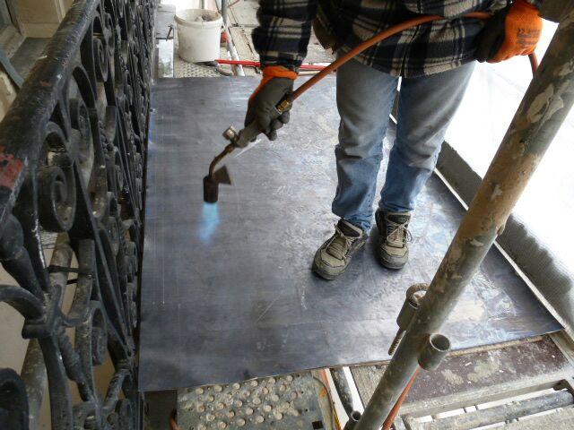 Habillage de pignons à Courbevoie