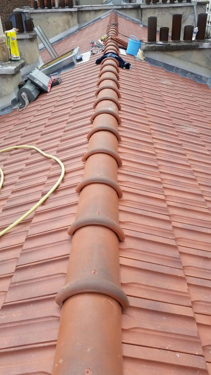 Réalisation de faîtage - DML Couverture