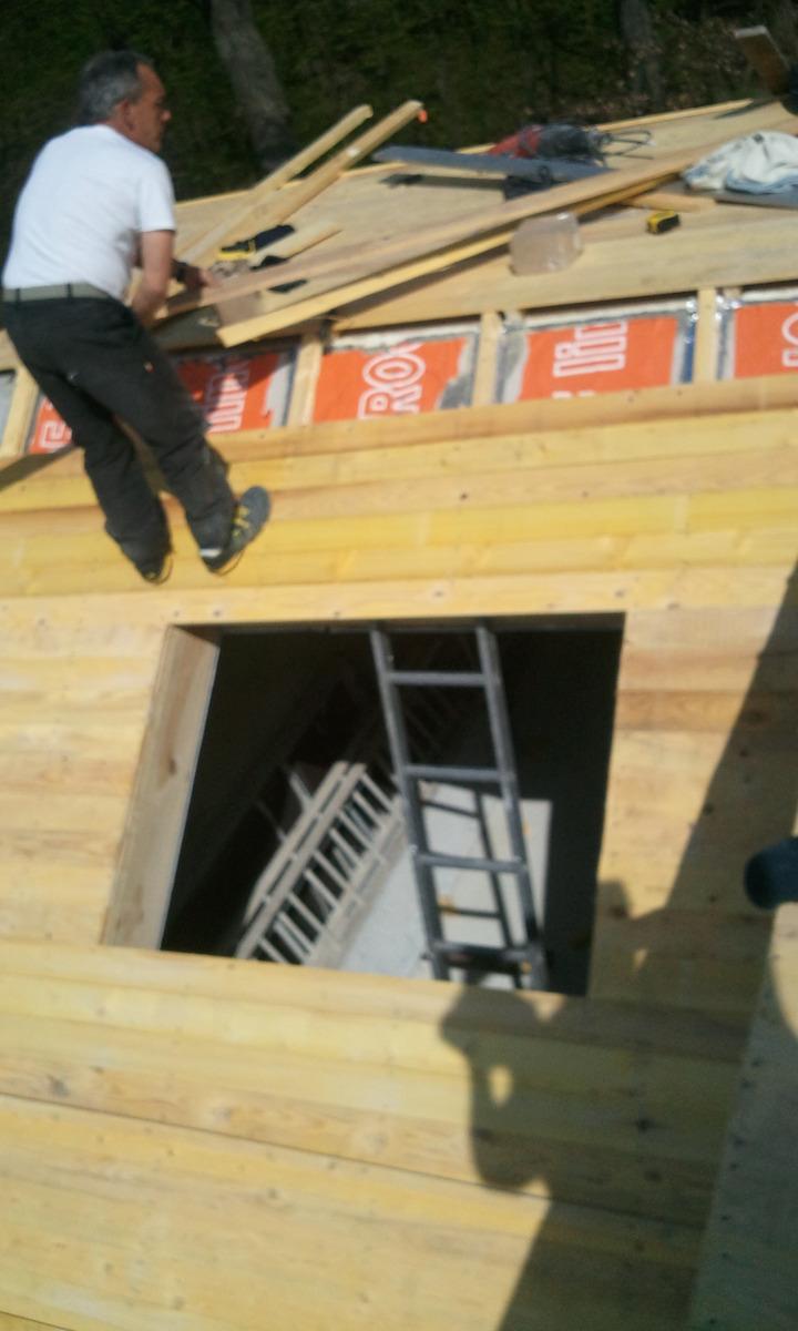 Charpente en bois à Courbevoie