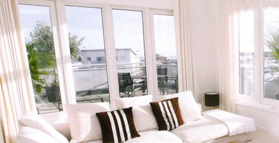 Fenêtres PVC fenêtres avec une haute isolation thermique