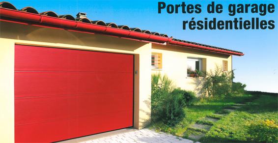 Portes de garage résidentielles