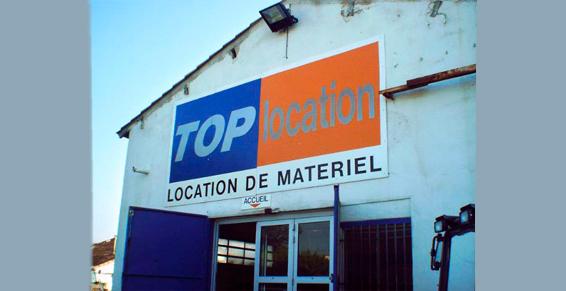 Top Location - Location de matériel pour entrepreneurs