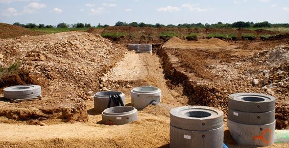 Freyermuth, travaux de terrassement à Saint-Jean-Rohrbach