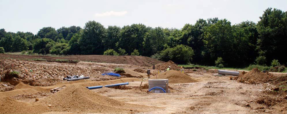 Freyermuth, travaux de terrassement à Saint-Jean-Rohrbach