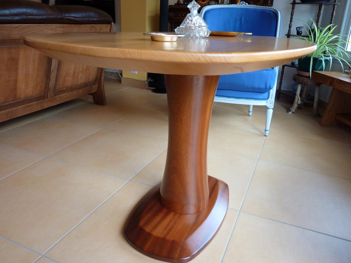 réalisation et fabrication tables ovale