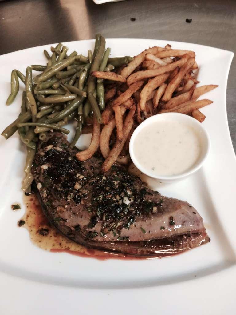 foie de veau beurre persillé chez Fernand