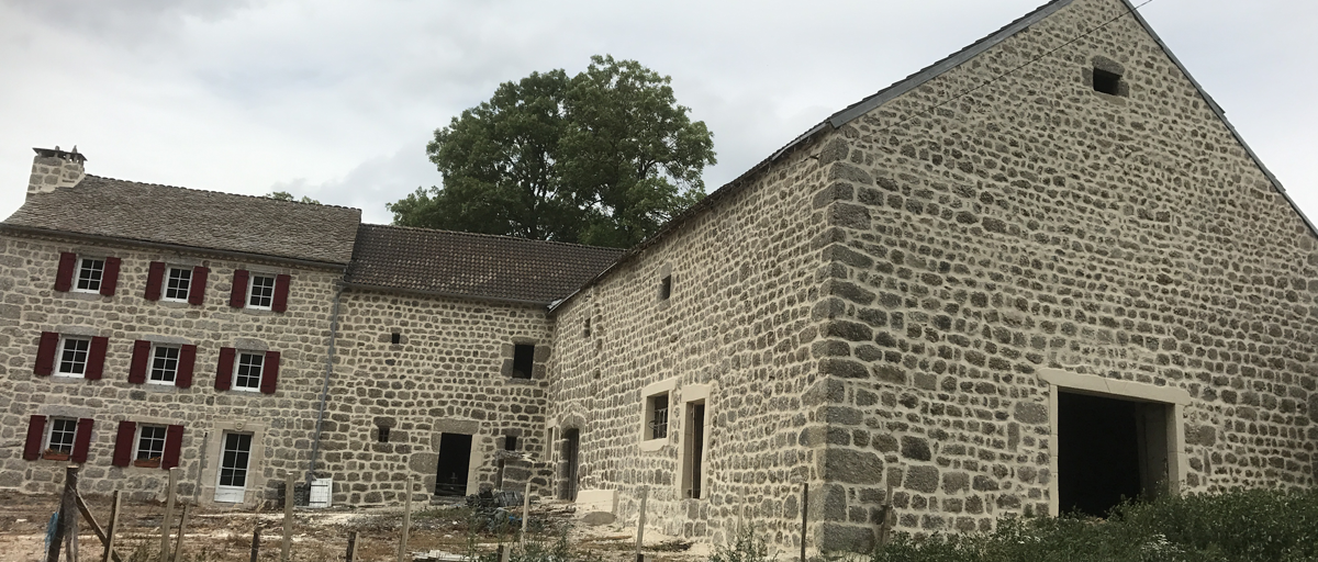 Crépis façade joints de pierres