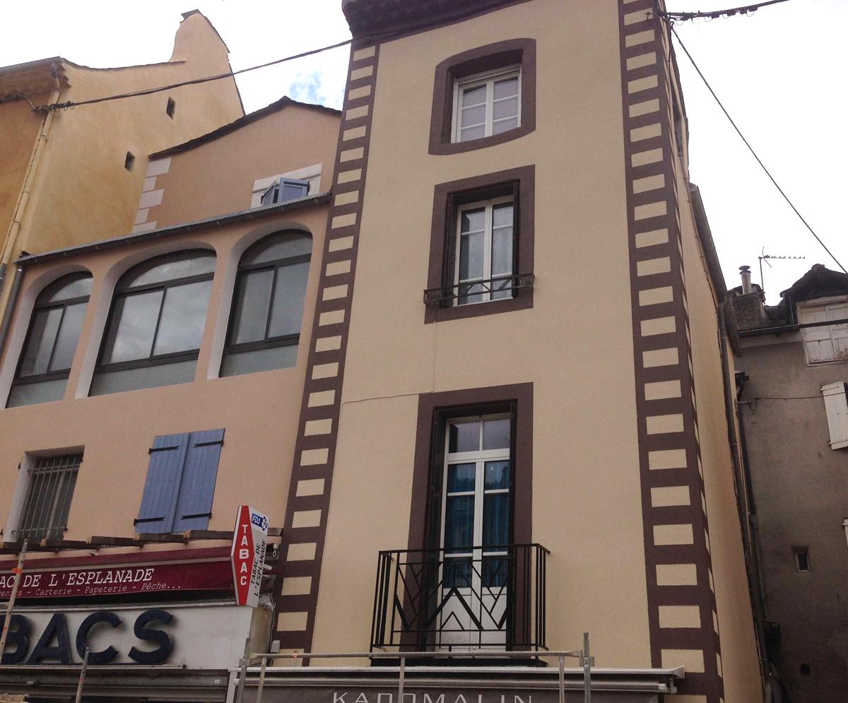 Crépis façade chaine d'angles