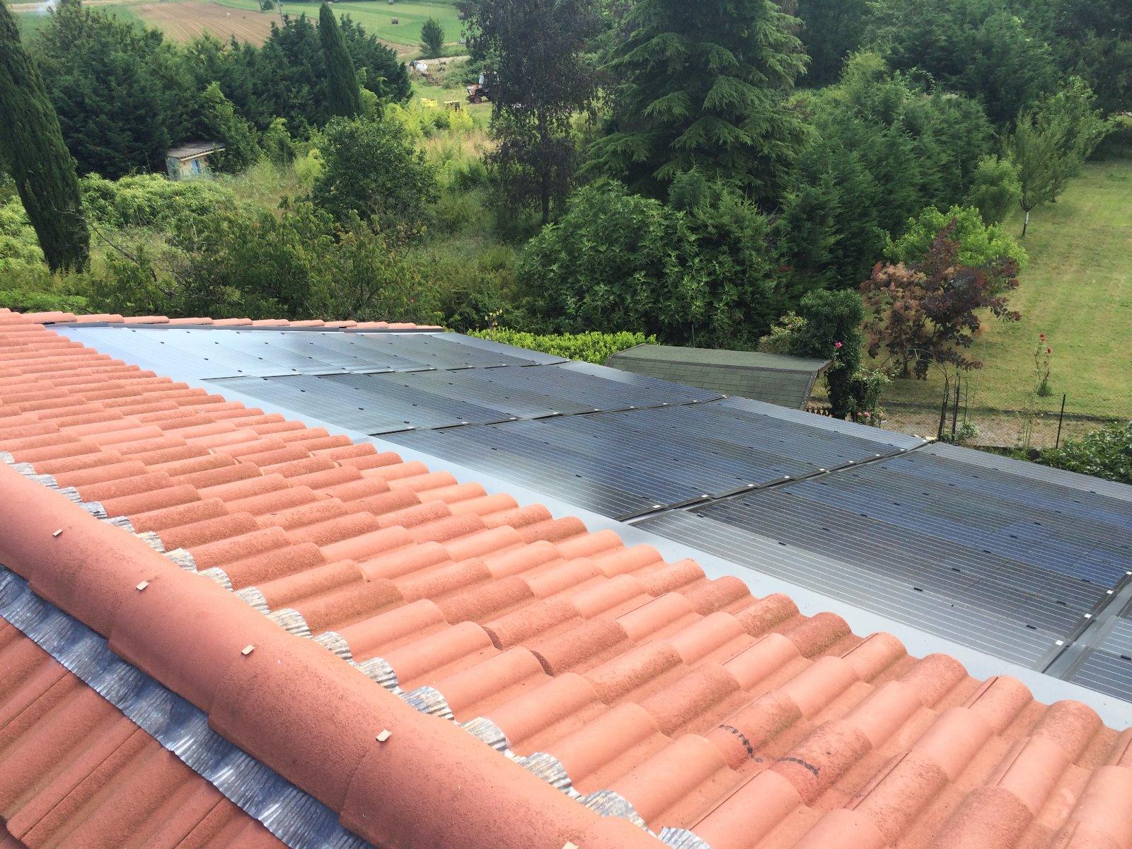 Pose panneaux photovoltaïques (2)