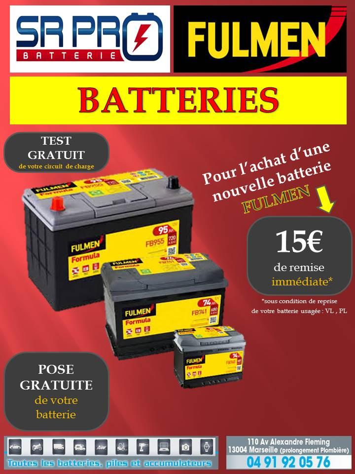PROMO BATTERIE FULMEN