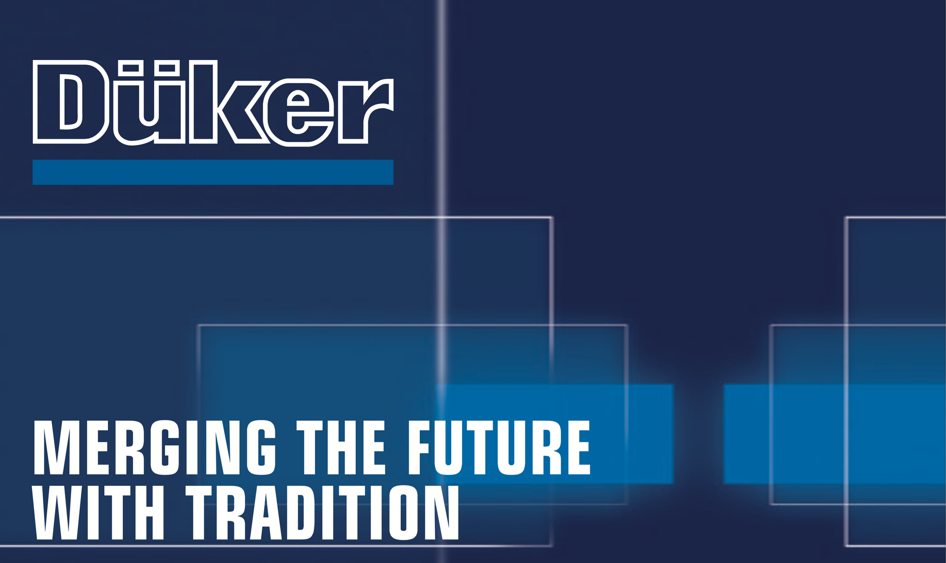 Page de début du catalogue Düker Email Technologie 