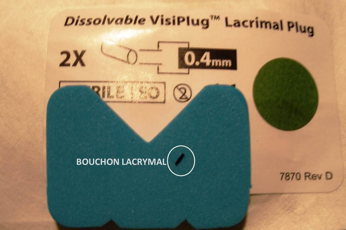 Bouchon lacrymal lutte contre la sécheresse oculaire