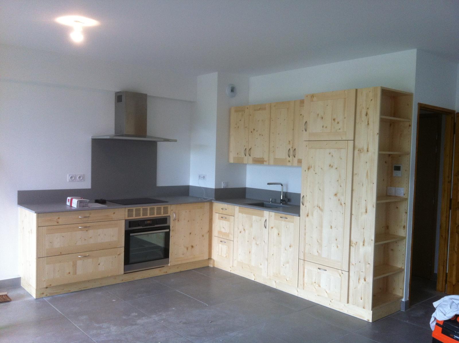 cuisine en bois massif