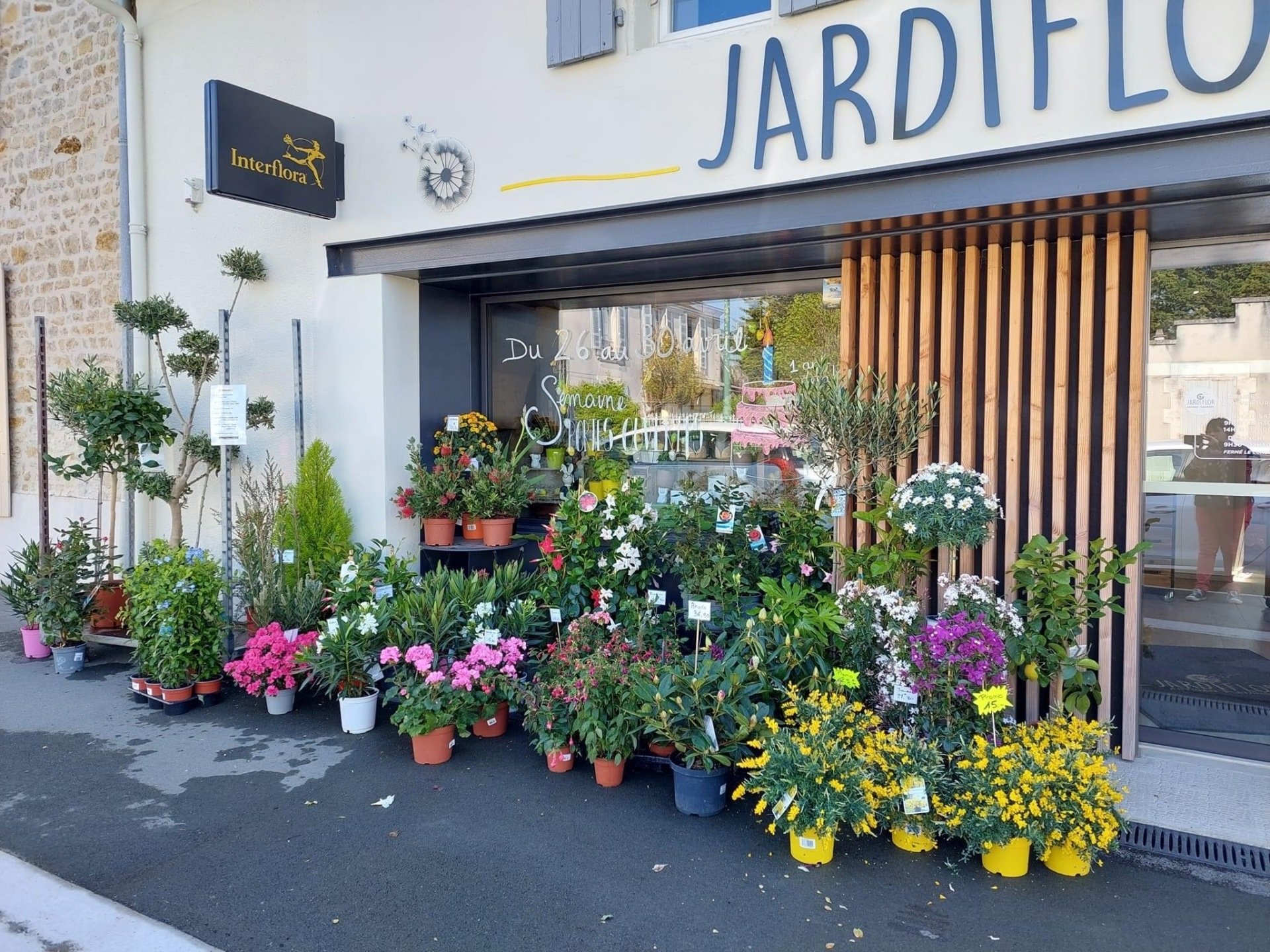 Boutique de fleurs Jardiflor, à SainteHermine, dans la Vendée 85
