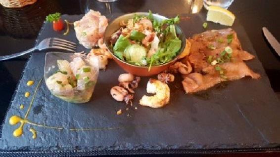 PANACHE (du cru et du cuit sur une ardoise)