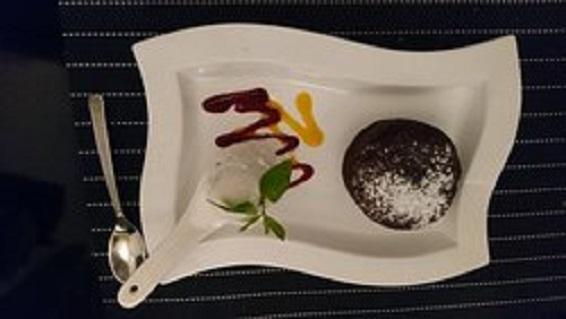 Notre moelleux au chocolat au cœur coulant